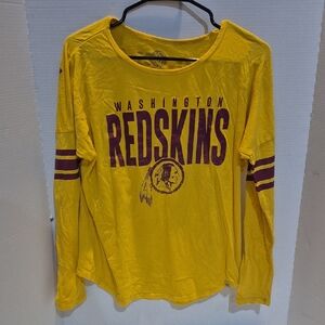 47 Yellow Long Sleeve Tee with Purple Accents